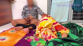 Komal was tired of working in the field and men tear pussy.