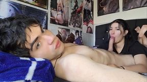 La Novia de mi Amigo me lo mama y se graba ella misma haciendolo para ense&ntilde_arselo al bobo de su Novio!