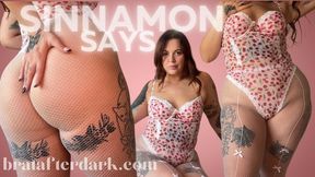 Sinnamon Says: Jerk Off