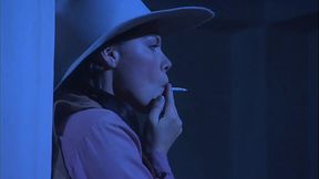 Brooke Ballentyne rides big cock in chaps, gets creampied