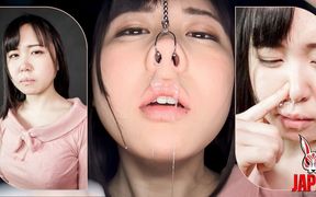 Ena Yuzuriha's Extreme Nose Presentation