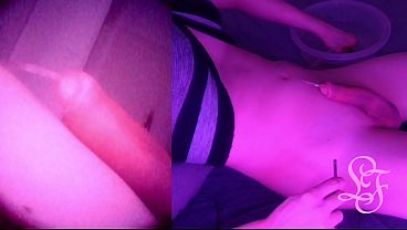 Inflating and fucking my Dick with Endoscope - Full Video