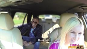 Female Taxi Driver Delivers Intense Passion Just Like the Guys!