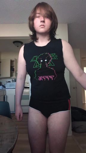 It's too hot for clothes - Amateur teen strips naked