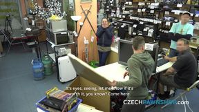 The Hottest Backroom Hookup Ever (CzechPawnShop)