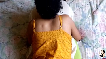 Hot brunette with a beautiful pussy fucking until she cums