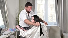 Squirting Slut Anna de Ville Takes A DP Pounding At The Hair Salon GP3235