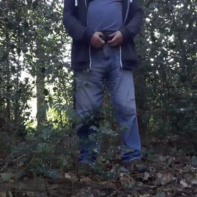 A piss in the woods