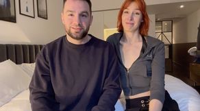 Sex Shop Trip Leads to Tall Skinny Redhead MILF Takes Big White Dick Ass to Mouth