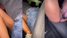 hotwife deixa corno manso no carro vai cacar comedor sozinha e volta com um desconhecido que mete no pelo e deixa cheia deleite pro marido limpar