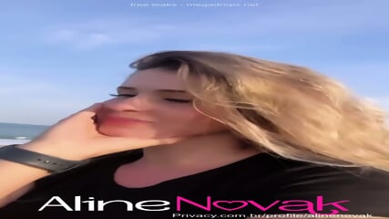 Beach Walks Make Her Horny