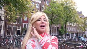 German Scout - Fit big tits mature Monica pickup and fuck at street casting