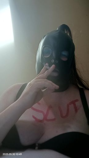 BBW TV Smoking and Playing with a Dildo