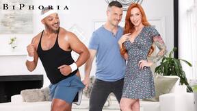 Fiery MILF Enjoys Hubby’s Prick & Neighbor’s Huge Dick