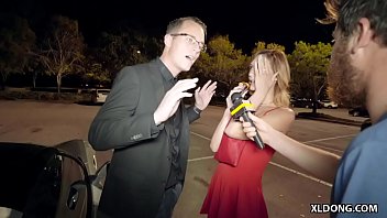 TV reporter doesn&#039_t leave Ana Rose and Justin Hunt alone!