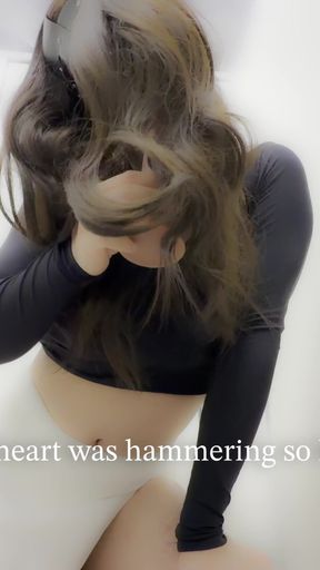 Extreme Sissy Challenge in a Public Restroom  Storytime (playbdsm.vip)   Clip 1