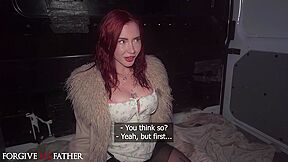 Latvian Redhead Eva Ray Locked In Chastity For Cheating Hard Rough Sex After Public Pick Up