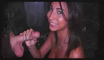 Latina Babe's Glory Hole Adventure with 4 Strangers