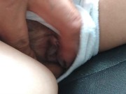 Boyfriend fingers me in cab