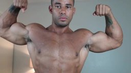 Hot Big Bodybuilder Jerk Off and Cum