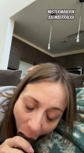 Hotwife Emberrae gets throat Trained by MisterMaverik