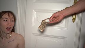 hooker gets covered with cum and fucked rough without condom