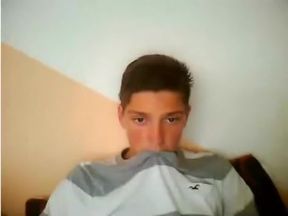 Young Cute And Shy Boy Masturbates With 2 Hands