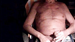 Grandpa Strokes His Small Cock 2