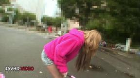 ”Saki Oshiro's Passionate Bath Time Blowjob”