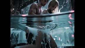 Half-submerged, fully taken&mdash_she moans into the spray and doesn&rsquo_t stop.