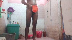 Tamil10inches BBC Hard at Very Cold Water!