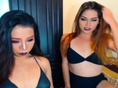 Sexy Shemales Having Nice Hot Webcam Show