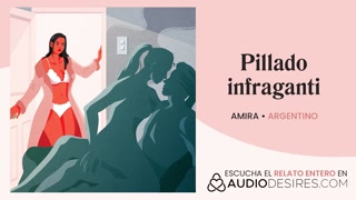 Amante pillado infraganti acaba en un trío [relatos para tocarme]