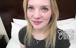 This blonde 18 yr old newcomer is soooo damn wholesome