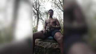 Hand-job in public