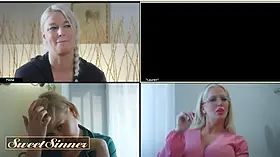 Fleshy sinner - nasty brunette eventually gives in to her dream to fuck her handsome sonnie