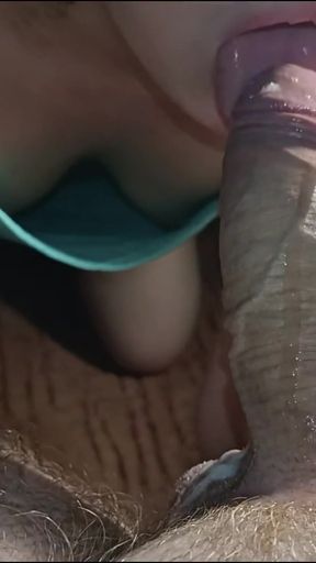 My new stepmom came to visit me at night and gave me a blowjob until I came in her mouth.   Clip 2