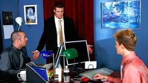Office three-way with Tristan Tucker, Sebastian Rivers, RC Ryan