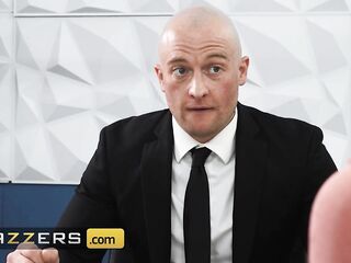 BRAZZERS - Office Sweethearts Kendra Sunderland & Kayley Gunner Out-bitch Every Other In A Competitive three-some