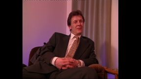 MILF Brunette Enslaves Her Husband with Her Feet