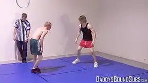 Slender Young Gays Have Long And Hardcore Wrestling Session