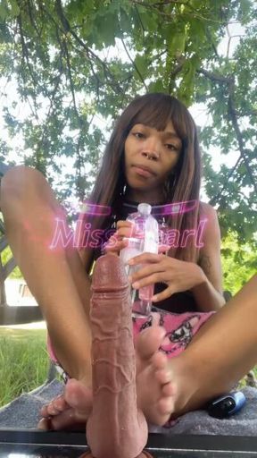 At The Park Giving You A Footjob… 👀
