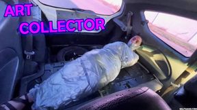 Mummified Art Collector Transported Away (mp4)