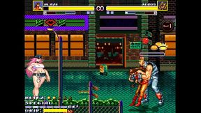 Cute lady in sex in Streets of ryona new hentai game