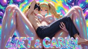 Lift & Carry at GYM - Personal Trainer Lifts You and Fucks you Hard