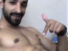 Turkish handsome hunk with big cock cumming