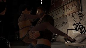 professional girl rides dick on the street