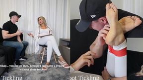 Arrogant Nurse’s Ticklish Punishment – Will She Sign The Paper? - TAPE - SOLES - TICKLE - FOOT TICKLING - SMELLY FEET - TICKLING - FOOT TICKLING - SANDALS - VINYL - BAREFOOT - SOLES - BDSM - HOGTIED - 720p