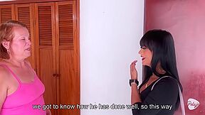 I Hired A Gym Girl Instructor To Train My Grandmother, Not To Fuck Her. My Grandfather Will Be Crazy