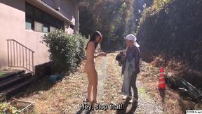 Jav Milf Maki Hojo Public Nudity Embarrassingly Takes Of All Clothes For Springtime Outdoor Stroll